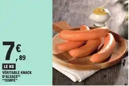 E.Leclerc Véritable knack d'alsace tempé offre
