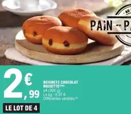 E.Leclerc Beignets chocolat noisette offre
