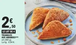 E.Leclerc Triangles aux amandes offre