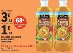 E.Leclerc Veloutés 8 légumes du potager florette offre
