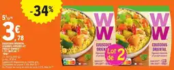 E.Leclerc Couscous oriental légumes cuisines et poulet émincé offre
