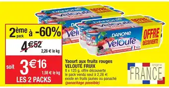 Yaourt aux fruits rouges