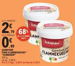 E.Leclerc Garniture pour flammekueche schneider offre