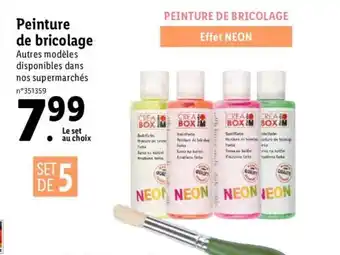 Lidl Peinture de bricolage offre