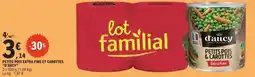 E.Leclerc Petits pois extra fins et carottes d'aucy offre