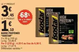 E.Leclerc Barre protéinée isostar offre