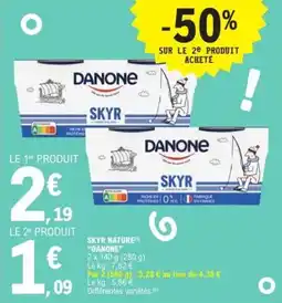 E.Leclerc Skyr nature danone offre