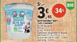 E.Leclerc Skyr nature bio offre