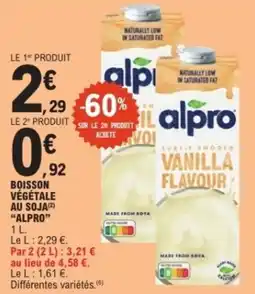E.Leclerc Boisson végétale au soja offre