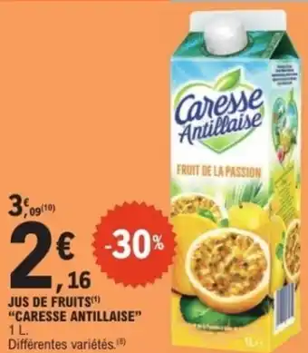 E.Leclerc Jus de fruits caresse antillaise offre