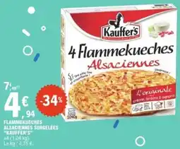 E.Leclerc Flammekueches alsaciennes surgelées kauffer's offre