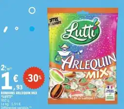 E.Leclerc Bonbons arlequin mix lutti offre