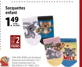 Lidl Socquettes enfant offre