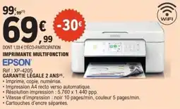 E.Leclerc Imprimante multifonction EPSON offre