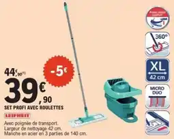 E.Leclerc Set profi avec roulettes offre