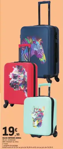 E.Leclerc Valise imprimé animal offre