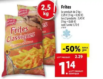 Lidl Frites offre