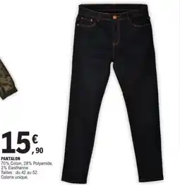 E.Leclerc Pantalon offre