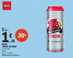 E.Leclerc Bière rince cochon offre