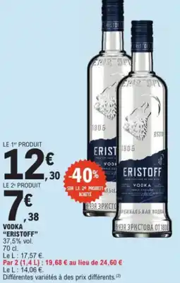 E.Leclerc Vodka eristoff offre