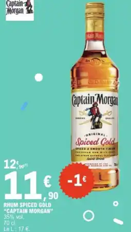 E.Leclerc Rhum spiced gold captain morgan offre