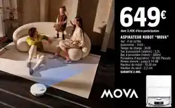 E.Leclerc ASPIRATEUR ROBOT “MOVA” offre