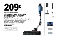 E.Leclerc X-FORCE FLEX 9.60, ASPIRATEUR MULTIFONCTIONS ROWENTA offre