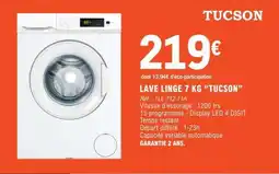 E.Leclerc LAVE LINGE 7 KG “TUCSON” offre