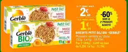 E.Leclerc Biscuits Petit Déj' Bio Gerblé offre