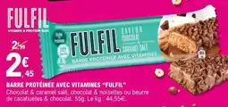 E.Leclerc BARRE PROTÉINÉE AVEC VITAMINES “FULFIL” offre