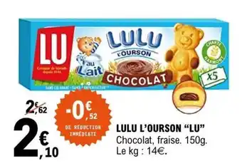 E.Leclerc Lulu L'ourson Lu offre