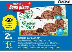 E.Leclerc BISCUITS BIO KARÉLÉA offre