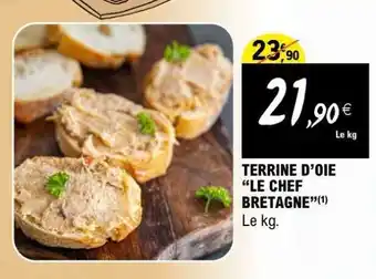 E.Leclerc TERRINE D’OIE “LE CHEF BRETAGNE” offre