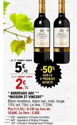 E.Leclerc Mission St Vincent offre