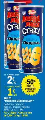 E.Leclerc TUILES “MONSTER MUNCH CRAZY” offre