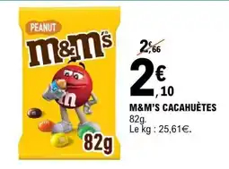 E.Leclerc M&M’S CACAHUÈTES offre