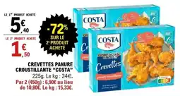 E.Leclerc CREVETTES PANURE CROUSTILLANTE “COSTA” offre