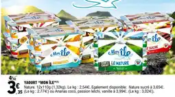 E.Leclerc Yaourt Mon Île offre