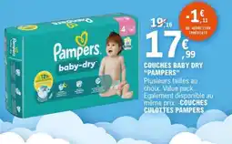 E.Leclerc COUCHES BABY DRY “PAMPERS” offre