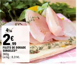 E.Leclerc FILETS DE DORADE SURGELÉS offre