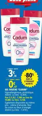 E.Leclerc Gel Douche Cadum offre