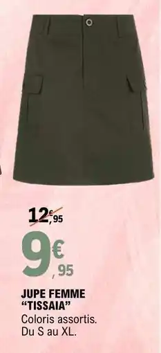 E.Leclerc JUPE FEMME TISSAIA offre