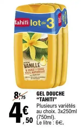 E.Leclerc Gel Douche Tahiti offre