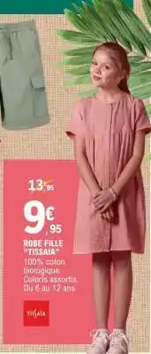 E.Leclerc ROBE FILLE 'TISSAIA' offre