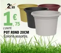 E.Leclerc POT ROND 20CM offre