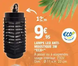 E.Leclerc LAMPE LED ANTI-MOUSTIQUE 3W “ECO+” offre
