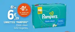 E.Leclerc Lingettes Pampers offre