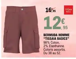 E.Leclerc BERMUDA HOMME 'TISSAIA BASICS' offre
