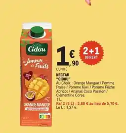 E.Leclerc NECTAR “CIDOU” offre