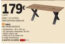 E.Leclerc TABLE offre
